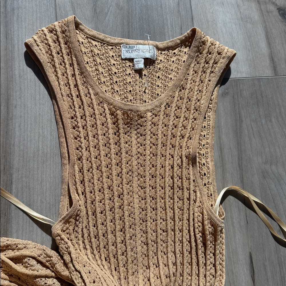 Ronny Kobo metallic knit maxi dress - Picture 5 of 6